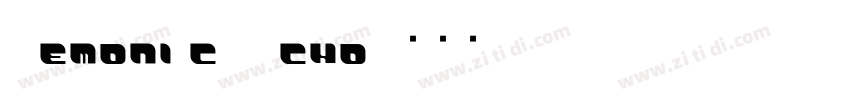 Demonic Echo字体转换